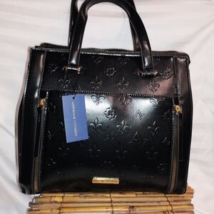 Black Designer Tote Bag Adrianne Vitamin